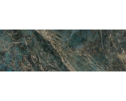 Плитка настенная Creto Ekzotic Cosmo матовая, ректифицированная 30х90 зелёная