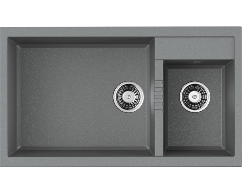 Мойка кухонная Omoikiri Tedori 86-2-LB-GR leningrad grey