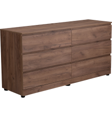 Комод Aquanet Сканди 160 дуб крафт, 6 ящиков