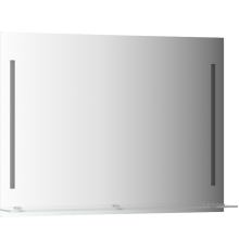 Зеркало Evoform Ledline-S BY 2166 100x75 с полкой