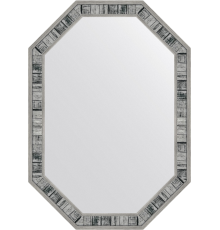 Зеркало Evoform Octagon BY 7415 49х69 состаренное дерево, в багетной раме