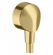 Hansgrohe FixFit E Шланговое подсоединение, цвет: полированное золото. 27454990