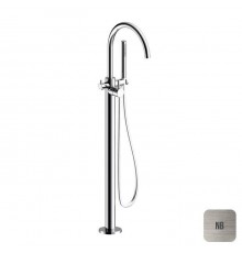 Almar Mixers Смеситель для ванны, напольный, с ручным душем, цвет: никель брашированный