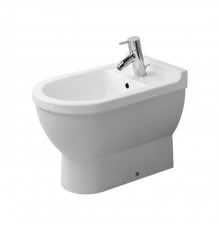 Duravit Starck 3 Биде напольное 56х36см, приставное, с  1 отв. под смеситель, Цвет: белый. 2230100000