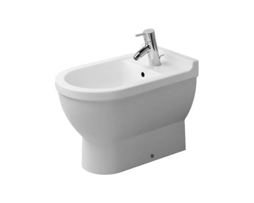 Duravit Starck 3 Биде напольное 56х36см, приставное, с 1 отв. под смеситель, Цвет: белый. 2230100000 Duravit Starck 3 Биде напольное 56х36см, приставное, с 1 отв. под смеситель, Цвет: белый. 2230100000