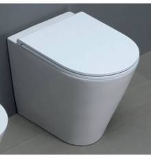 AZZURRA FORMA Унитаз приставной 54х37х43см слив универсальный, антигрязевое покрытие, с креплением, цвет: белый  . FMVCTPE00000BI,  FOR1800/F bi/cr