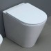 AZZURRA FORMA Унитаз приставной 54х37х43см слив универсальный, антигрязевое покрытие, с креплением, цвет: белый . FMVCTPE00000BI, FOR1800/F bi/cr