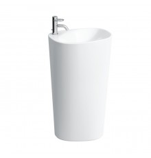 Laufen Palomba Раковина 52.5х40х90 см, 1 отв., сифон,  цвет: белый. 8.1180.3.000.104.1