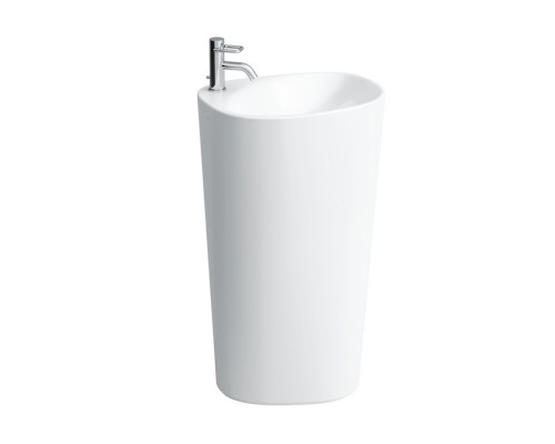 Laufen Palomba Раковина 52.5х40х90 см, 1 отв., сифон,  цвет: белый. 8.1180.3.000.104.1