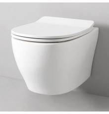 Artceram Ten Унитаз 52х36см., подвесной, безободковый, с крепежом, цвет: белый. TEA005,  TEV006 01 00