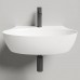 Salini Alda Wall 02 Раковина 58х45х15cм, с 1 отв., сифон, слив-пер, мат-л: S-Stone, цвет: белый матовый. 140321M