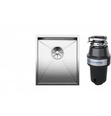 Комплект Мойка Blanco Zerox 340-U + Измельчитель KUCHENSTERN Muhle