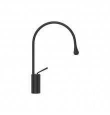 Gessi Goccia Смеситель для раковины на 1 отверстие, высокий, излив 244мм R=125, цвет: black XL. 33605#299
