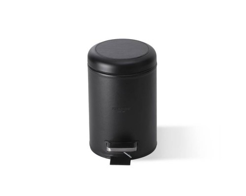 Decor Walther Brownie SSP Дозатор для мыла, имитация кожи, цвет: черный. 0937260