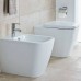Duravit Happy D.2 Унитаз напольный 57х36.5см., пристенный вариант, для независимого подключения воды, включая крепление, HygieneGlaze, цвет: белый. 2159092000