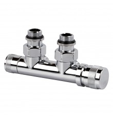 Узел нижнего подключения SR Rubinetterie угловой 1/2 х3/4 Е Хром (правый) 0681-1500C0E0