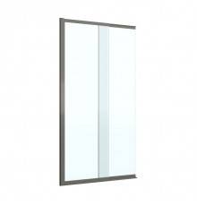 Шторка на ванну Cezares Slider SLIDER-FIX-VF-11-90/150-C-GM, профиль оружейная сталь, стекло прозрачное