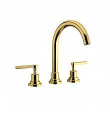 Nicolazzi Mac Kinley 05 Смеситель для раковины на 3 отверстия, излив: 176мм, цвет: золото. 2208GO29