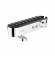 Hansgrohe ShowerTable Смеситель для ванны, настенный, термостатический, с полочкой, цвет: хром. 24340000