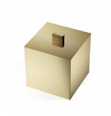 Decor Walther Cube DW 3560 Баночка универсальная 13x13x14.5см, с крышкой, настольная, цвет: золото матовое. 0846582