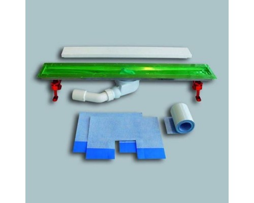 SANIT Дренажный канал с крышкой  Standart 850x70 мм для установки на дренажный канал. 03.411.00..0000,  03.585.00..0000