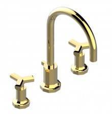 THG Les Ondes Смеситель для раковины, на 3 отв., цвет: Soft matt gold. G8A-F31-151