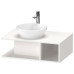 Duravit D-Neo Тумбочка подвесная компакт 80x55х26 см., раковина, 1 открытое отделение на правой стороне, цвет: белый высокоглянцевый. 2328400000,  DE492802222