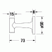 Duravit Starck T Крючок, подвесной, цвет: хром. 0099291000