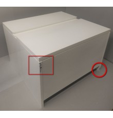 SaleRocaA857639806 Oleta Тумба под умывальник подвесная, 564х548х374 мм, 2 ящика, Белый глянец SaleA857639806_1105