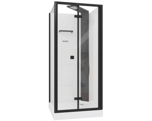 Душевая кабина Ceruttispa Bella 901B профиль черный