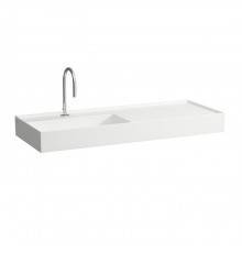 Laufen Kartell Раковина подвесная 120х46х12см., c 1 отв., Dx, без перелива, цвет: белый. 8.1333.3.000.111.1