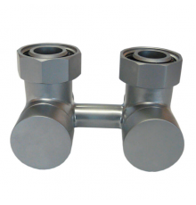 Узел подключения Schlosser 50 мм 3/4 x М22x1,5 угловой, Сатин 601000005