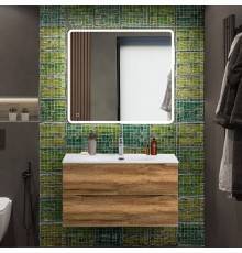 Мебель для ванной комнаты BelBagno Marino-cer-n 90 подвесная, rovere rustico