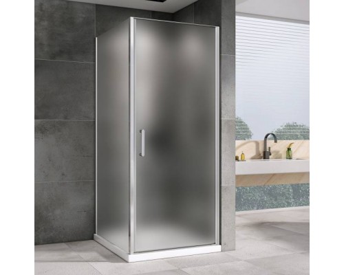 Душевой уголок Abber Sonnenstrand AG04100M-S100M 100x100, профиль хром, стекло матовое