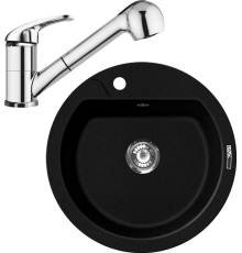 Комплект Мойка Lava R3 + Смеситель SG03 CR chrome