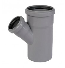 Тройник для внутренней канализации Ostendorf HTEA 90/50*45°. 114220