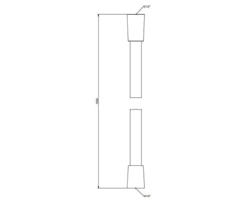 Gessi Шланг для душа 150см., Cromalux, цвет: Brushed Brass PVD. 01637#727 Gessi Шланг для душа 150см., Cromalux, цвет: Brushed Brass PVD. 01637#727