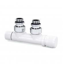 Узел нижнего подключения SR Rubinetterie угловой 1/2 х3/4 Е Белый (правый) 0681-1500VCEA