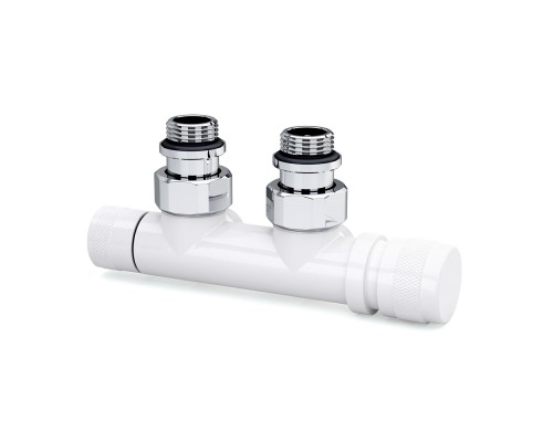 Узел нижнего подключения SR Rubinetterie угловой 1/2 х3/4 Е Белый (правый) 0681-1500VCEA