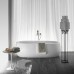 Laufen Alessi One Ванна 183x87x46см, отдельностоящая, овальная, с слив-переливом, сист. подъема, материал: композит, цвет: белый. 2.4597.2.000.000.1