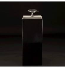 Laufen Kartell Раковина 37.5х43.5х90 см, 1 отв., напольная, без перелива, цвет: черный. 8.1133.1.020.111.1