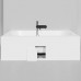 Salini Ornella Axis 190 Kit Встраиваемая ванна 190х90х60см, прямоугольная, материал: S-Stone, донный клапан UpDown, слив-перелив, цвет: белый матовый. 103522M