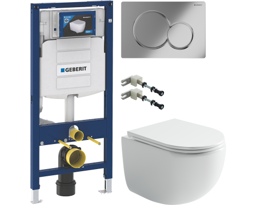 Комплект Унитаз подвесной Ceramicanova UP Rimless CN4007 белый + Инсталляция Geberit Duofix UP 320 111.300.00.5 + Кнопка Sigma 01 115.770.21.5 хром + Крепления 111.815.00.1 к стене Комплект Унитаз подвесной Ceramicanova UP Rimless CN4007 белый + Инсталляция Geberit Duofix UP 320 111.300.00.5 + Кнопка Sigma 01 115.770.21.5 хром + Крепления 111.815.00.1 к стене
