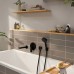 Hansgrohe Rebris E Смеситель для ванны, встраиваемый, цвет: черный матовый. 72468670