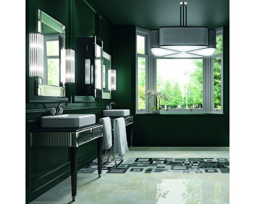 Oasis Rialto Комплект мебели напольный, №2, L98xP51x H:200см, цвет: black glass/хром. Oasis Rialto Комплект мебели напольный, №2, L98xP51x H:200см, цвет: black glass/хром.