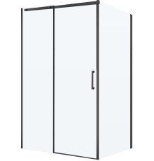 Душевой уголок BelBagno Acqua -AH-1-130/90-C-NERO профиль черный матовый