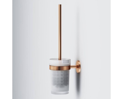 A85A33344 Стойка с туалетной щеткой, розовое золото