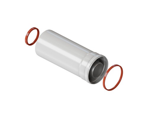 Удлинитель коаксиальный Krats ⌀60/100 L=250. Y-025M Удлинитель коаксиальный Krats ⌀60/100 L=250. Y-025M