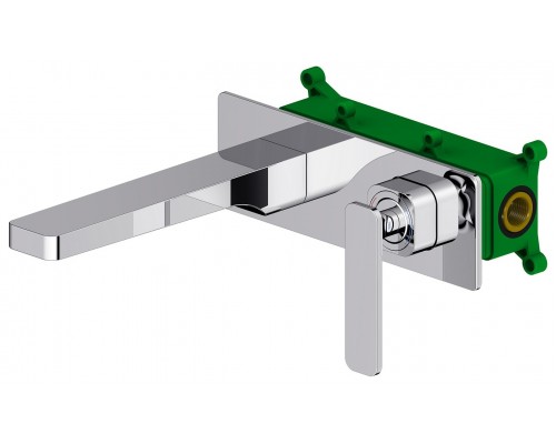 Timo 4371/00SM Torne Смеситель для раковины 223 мм, настен., Комплект, хром 4371/00SM