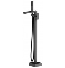 Timo 2200/03Y-CR Selene Смеситель для ванны напольный, с душевым набором, черный 2200/03Y-CR